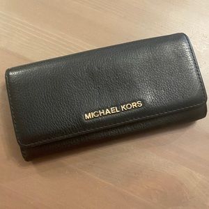 Michael Kors Black Leather Wallet